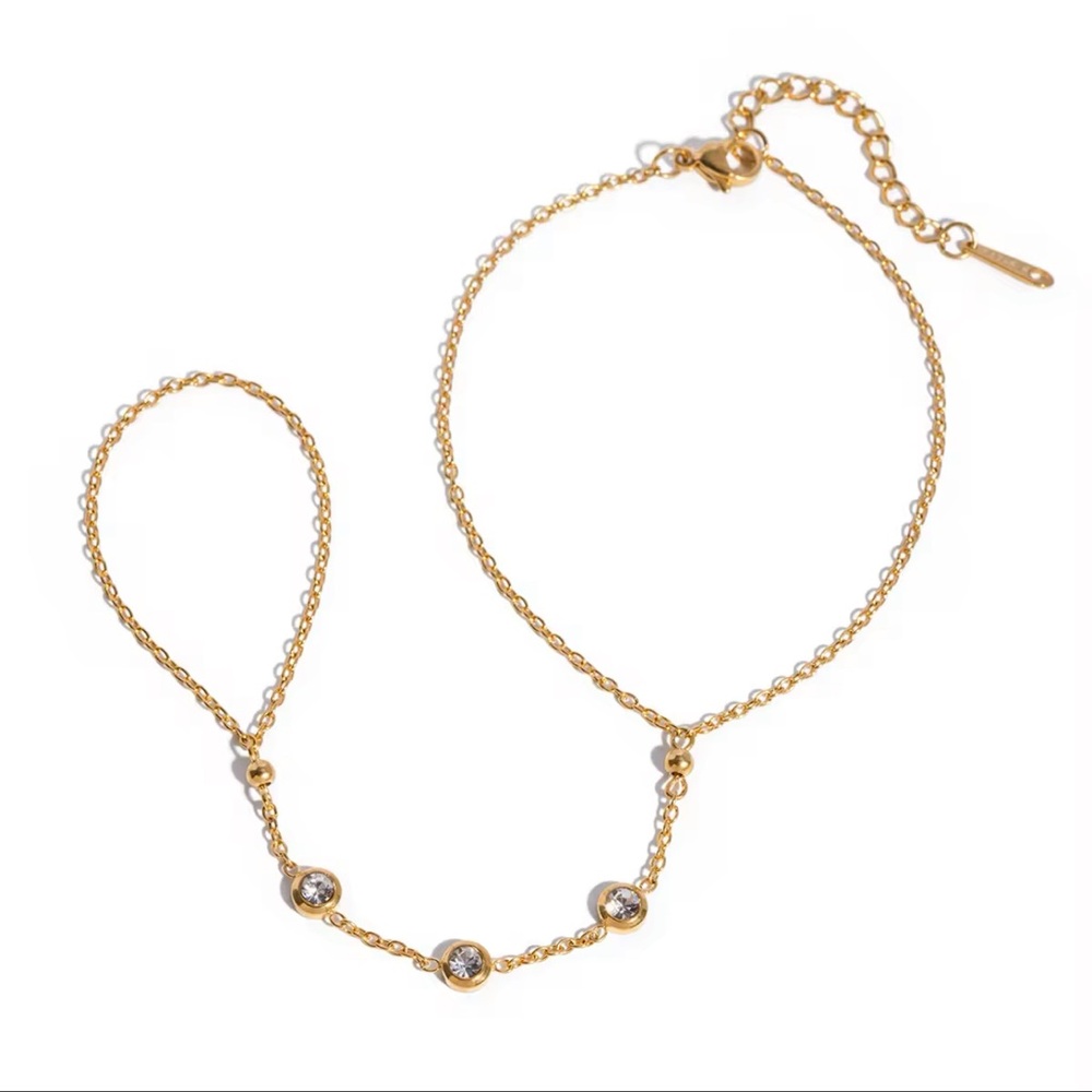 Chain Link Ring Bracelet